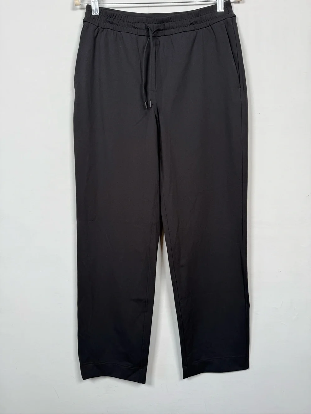 Lululemon Luxtreme Mid-Rise Straight-Leg Trouser Pants Black Women's Sz S